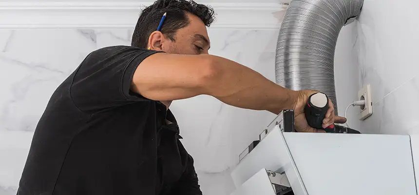 Precision In-wall Dryer Vent Cleaning & Rerouting Corrections in Ridgecrest, CA
